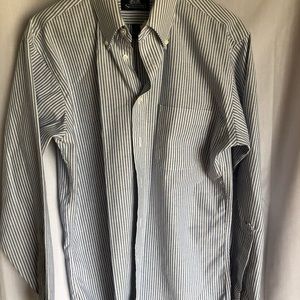 NWOT Blue & White Oxford